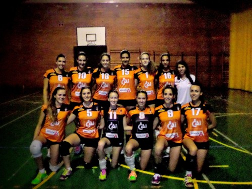 Equipo 1ª nacional. Voleibol Teruel 15/16