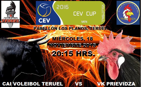 Copa CEV: Vuelta CAI Teruel- VK Prievidza