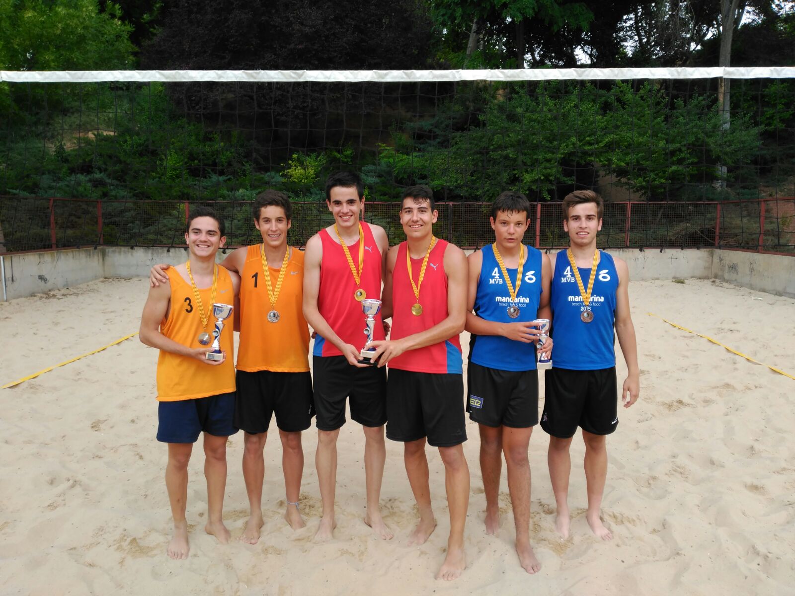 Buenos resultados en el campeonato de Aragón sub 19 de voleibol playa
