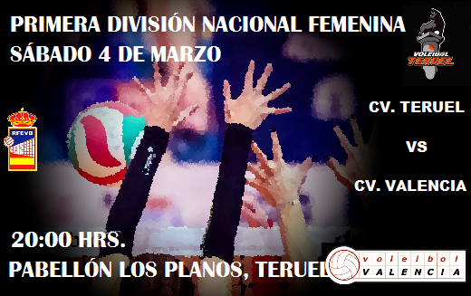 1ª Nacional Femenina grupo “C”. Jornada 15. Cai Teruel- C.V.Valencia