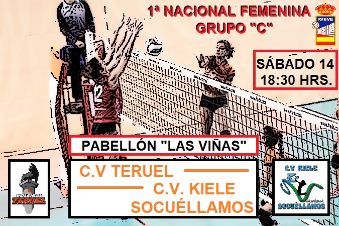 Primera Nacional grupo “C” 17-18 / 2ª jornada / C.V. TERUEL vs KIELE SOCUÉLLAMOS