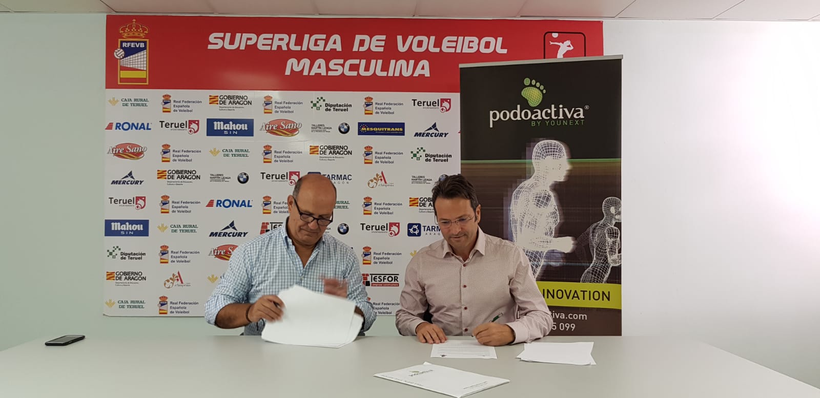Podoactiva y el Club Voleibol Teruel, una alianza que cumple diez años