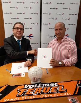 Firma Ibercaja Voley Teruel 2018 2019