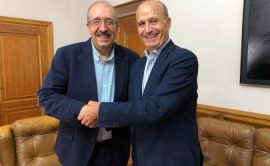 Con el Presidente de la DPT