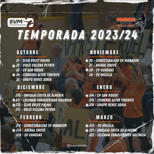 CALENDARIO TEMPORADA 23-24