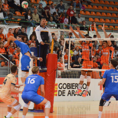 Gran victoria del Pamesa Teruel Voleibol ante el CV Melilla.