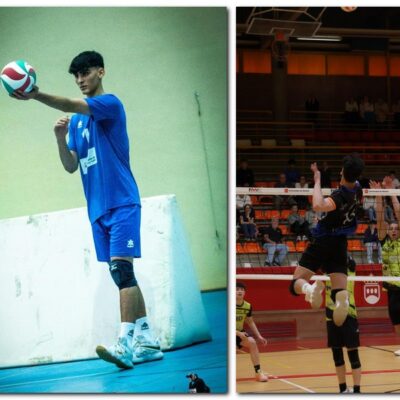 La gran promesa del voleibol español, César Irache, vestirá de naranja la temporada que viene.