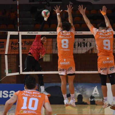 Pamesa Teruel Voleibol se lleva los tres puntos ante un CV Leganés que luchó hasta el final.